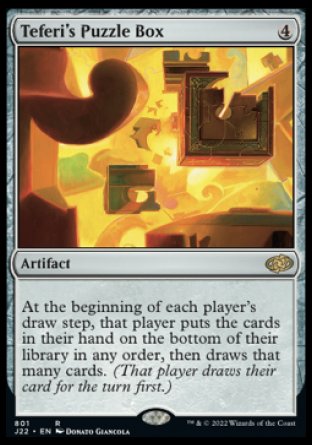 (801) Magic The Gathering Jumpstart 2022 Single: Teferi's Puzzle Box  Rare