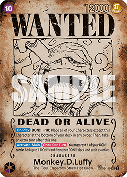 (OP05-119) One Piece TCG OP09: Emperors in the New World Single: Monkey.D.Luffy (OP05-119)  Special Rare