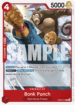 (010) One Piece TCG OP09: Emperors in the New World Single: Bonk Punch (OP09-010)  Common