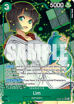 (037) One Piece TCG OP09: Emperors in the New World Single: Lim (OP09-037) (V.2)  Alternate Art