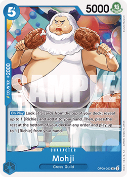 (053) One Piece TCG OP09: Emperors in the New World Single: Mohji (OP09-053)  Uncommon