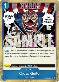(057) One Piece TCG OP09: Emperors in the New World Single: Cross Guild (OP09-057)  Rare