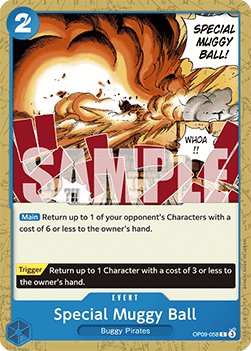 (058) One Piece TCG OP09: Emperors in the New World Single: Special Muggy Ball (OP09-058)  Common