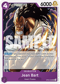 (066) One Piece TCG OP09: Emperors in the New World Single: Jean Bart (OP09-066)  Uncommon