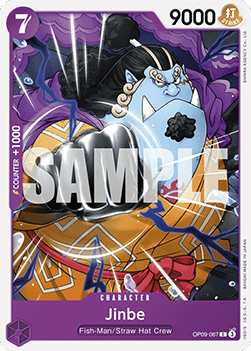 (067) One Piece TCG OP09: Emperors in the New World Single: Jinbe (OP09-067)  Common
