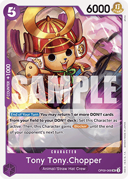 (068) One Piece TCG OP09: Emperors in the New World Single: Tony Tony.Chopper (OP09-068)  Uncommon