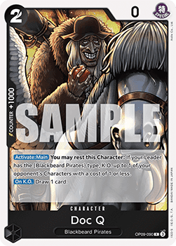(090) One Piece TCG OP09: Emperors in the New World Single: Doc Q (OP09-090)  Rare