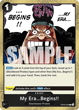 (096) One Piece TCG OP09: Emperors in the New World Single: My Era...Begins!! (OP09-096)  Rare