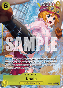 (103) One Piece TCG OP09: Emperors in the New World Single: Koala (OP09-103) (V.2)  Alternate Art