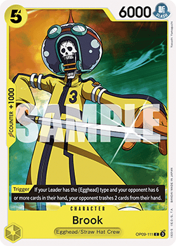 (111) One Piece TCG OP09: Emperors in the New World Single: Brook (OP09-111)  Common