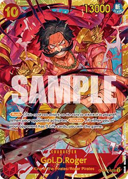 (118) One Piece TCG OP09: Emperors in the New World Single: Gol.D.Roger (OP09-118) (V.1)  Secret Rare