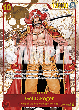 (118) One Piece TCG OP09: Emperors in the New World Single: Gol.D.Roger (OP09-118) (V.2)  Alternate Art