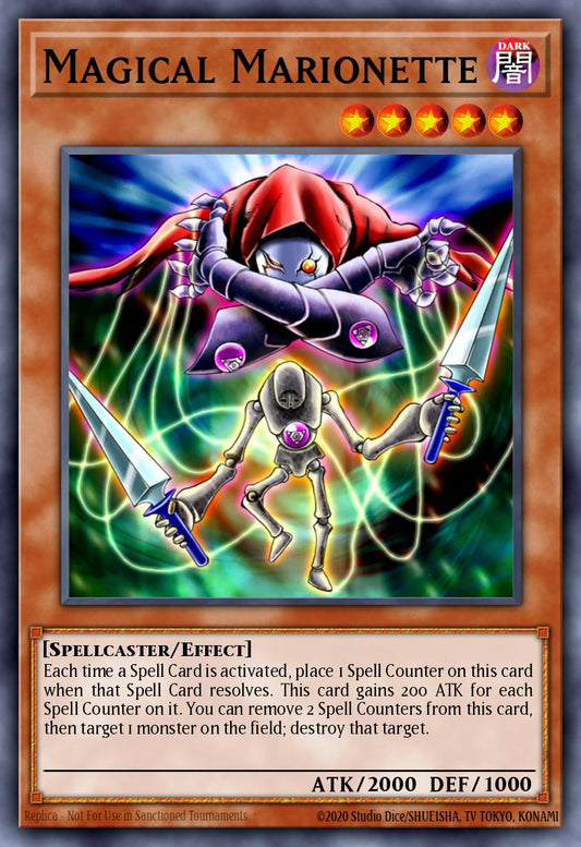 (069) YuGiOh TCG MFC: Magician's Force Single: Magical Marionette  Common