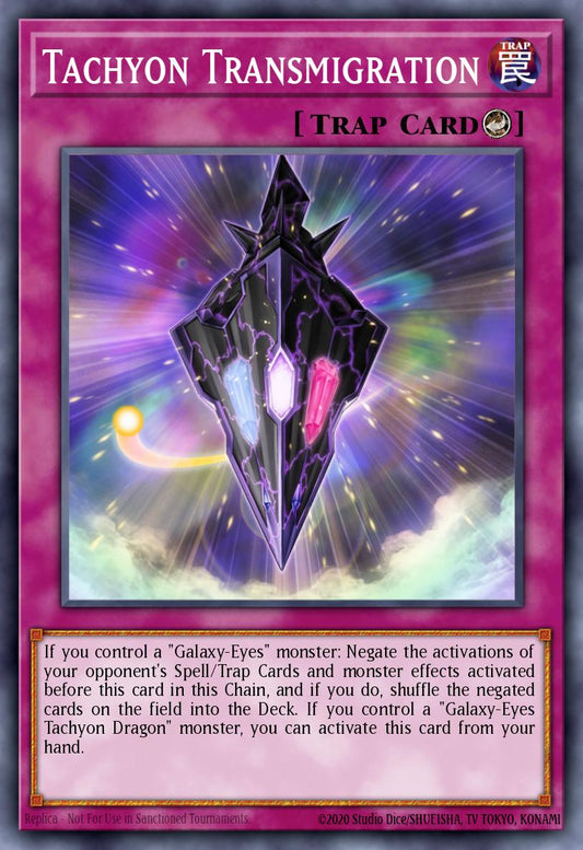 (220) YuGiOh TCG RA04: Quarter Century Stampede Single: Tachyon Transmigration (V.2 - Quarter Century Secret Rare)  Quarter Century Secret Rare