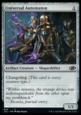(803) Magic The Gathering Jumpstart 2022 Single: Universal Automaton  Common