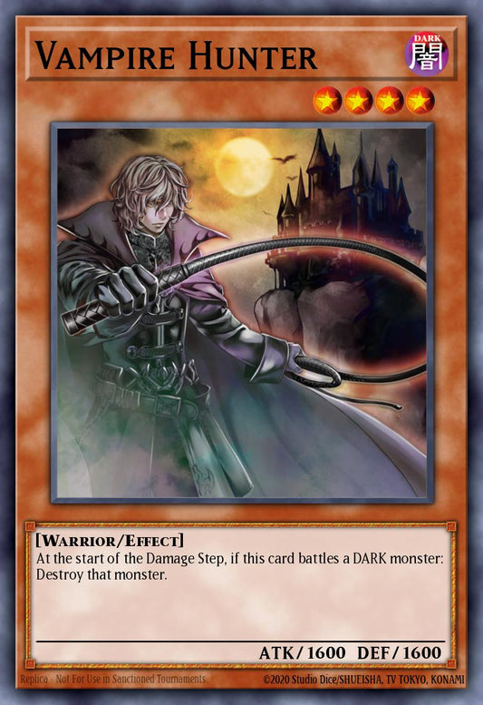 (155) YuGiOh TCG MP14: 2014 Mega-Tins Mega-Pack Single: Vampire Hunter  Super Rare