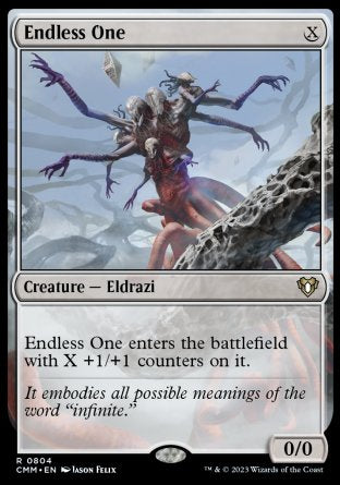(804) Magic The Gathering Commander Masters: Extras Single: Endless One  Rare