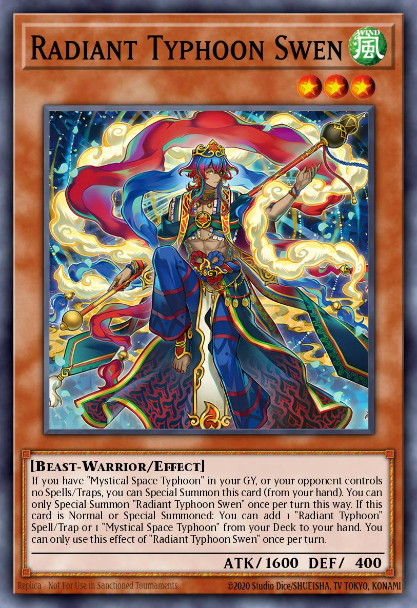(014) YuGiOh TCG DOOD: Doom of Dimensions Single: Radiant Typhoon Swen (V.1 - Ultra Rare)  Ultra Rare