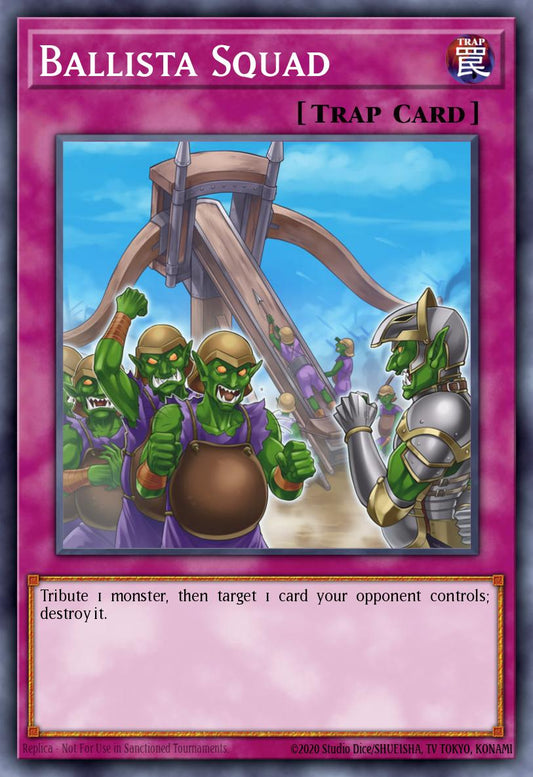 (132) YuGiOh TCG MP19: 2019 Gold Sarcophagus Tin Mega Pack Single: Ballista Squad  Common