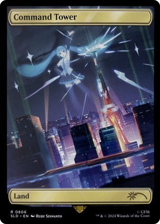 (806) Magic The Gathering Secret Lair Drop Series Single: Command Tower (V.6)  Rare