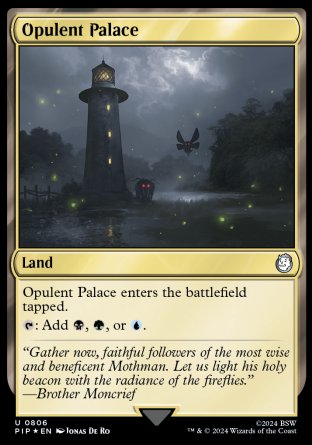 (806) Magic The Gathering Universes Beyond: Fallout: Extras Single: Opulent Palace  Holo Uncommon