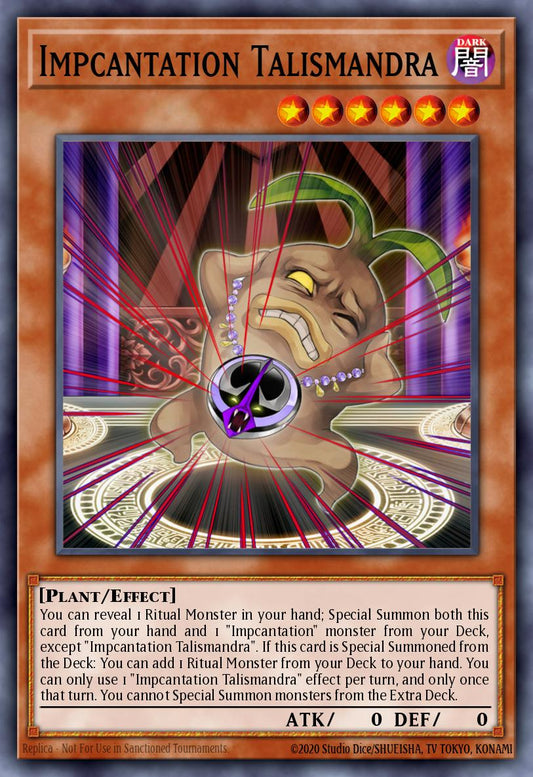 (044) YuGiOh TCG WISU: Wild Survivors Single: Impcantation Talismandra  Rare