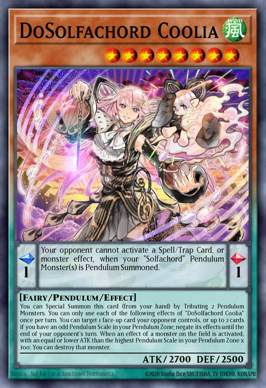 (021) YuGiOh TCG ANGU: Ancient Guardians Single: DoSolfachord Coolia (V.1 - Ultra Rare)  Ultra Rare