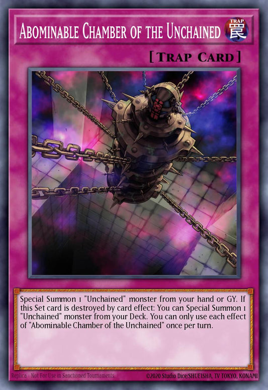 (192) YuGiOh TCG MP20: 2020 Tin of Lost Memories Mega Pack Single: Abominable Chamber of the Unchained  Common