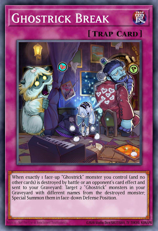 (025) YuGiOh TCG OP18: OTS Tournament Pack 18 Single: Ghostrick Break  Common