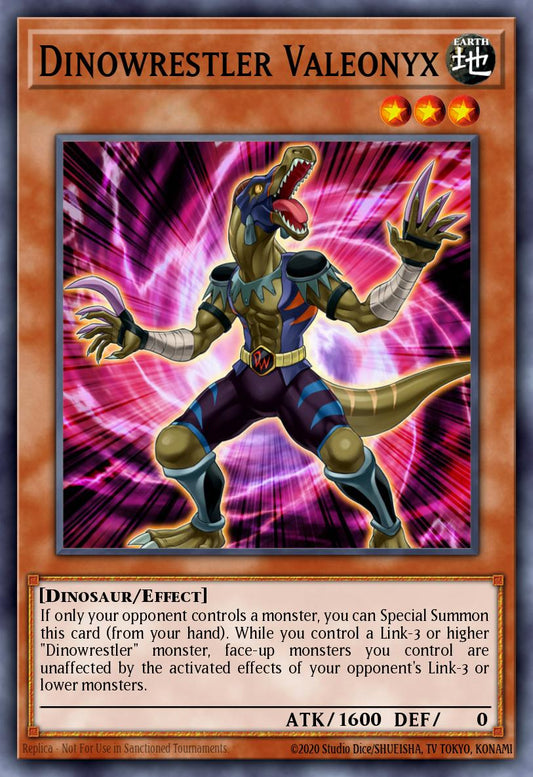 (151) YuGiOh TCG MP20: 2020 Tin of Lost Memories Mega Pack Single: Dinowrestler Valeonyx  Common