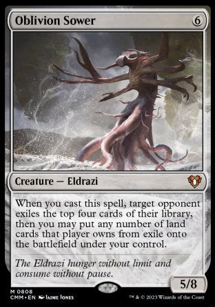 (808) Magic The Gathering Commander Masters: Extras Single: Oblivion Sower  Mythic