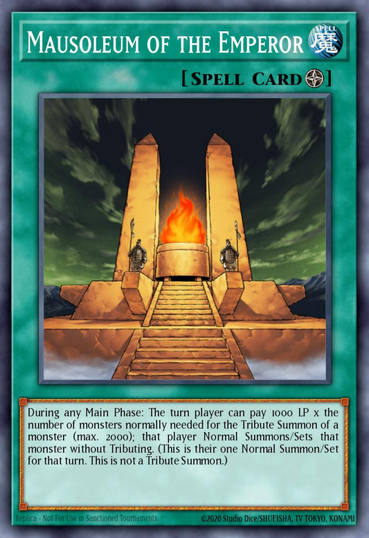 (167) YuGiOh TCG RA03: Quarter Century Bonanza Single: Mausoleum of the Emperor (V.2 - Quarter Century Secret Rare)  Quarter Century Secret Rare