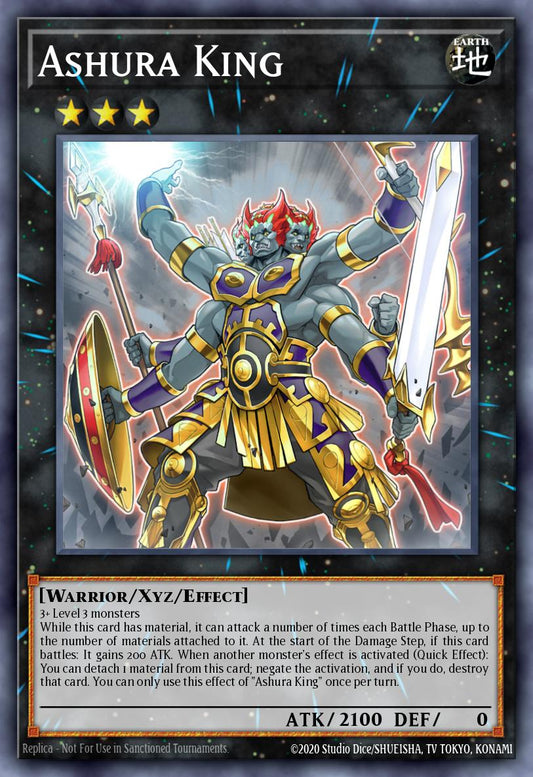 (159) YuGiOh TCG MP24: 25th Anniversary Tin: Dueling Mirrors Single: Ashura King  Ultra Rare