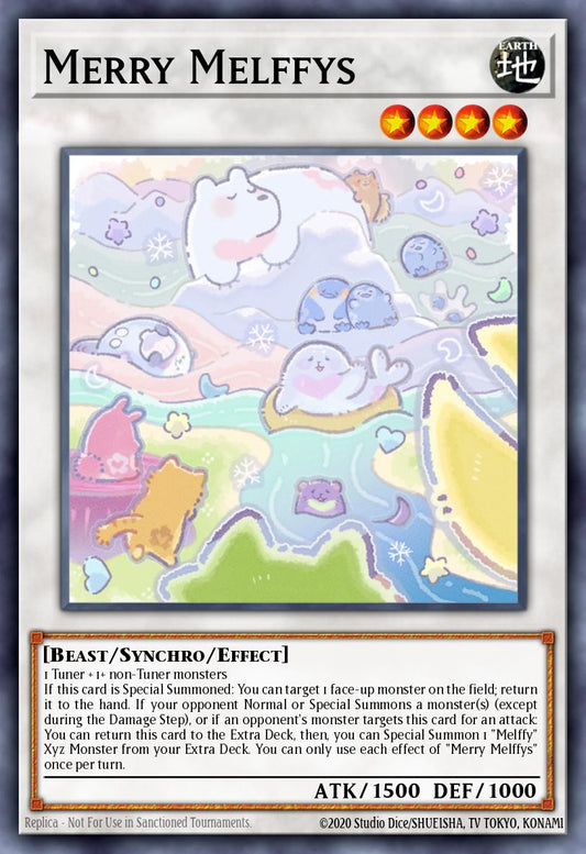 (158) YuGiOh TCG MP24: 25th Anniversary Tin: Dueling Mirrors Single: Merry Melffys  Ultra Rare