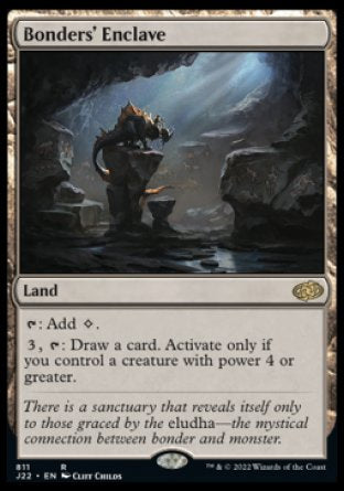(811) Magic The Gathering Jumpstart 2022 Single: Bonders' Enclave  Rare