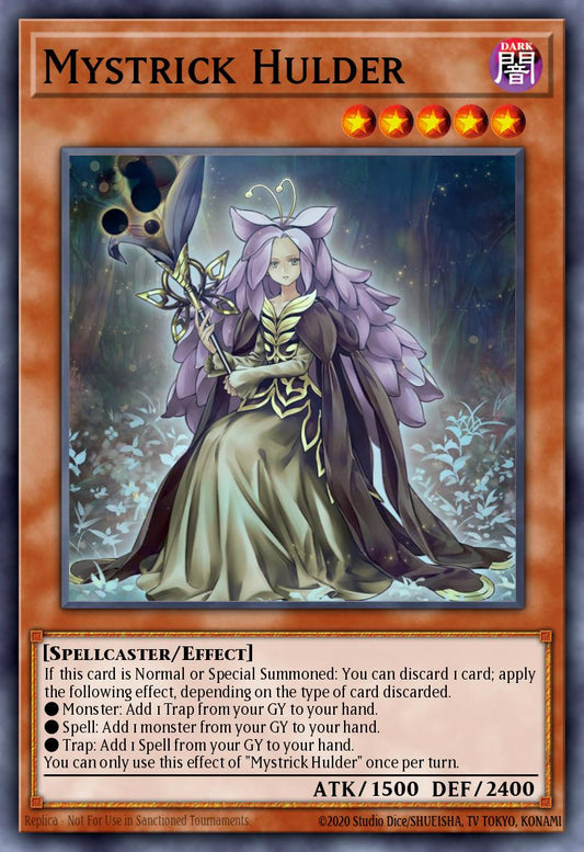 (173) YuGiOh TCG MP19: 2019 Gold Sarcophagus Tin Mega Pack Single: Mystrick Hulder  Common