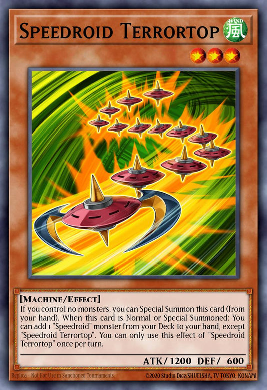 (040) YuGiOh TCG MP24: 25th Anniversary Tin: Dueling Mirrors Single: Speedroid Terrortop  Quarter Century Secret Rare