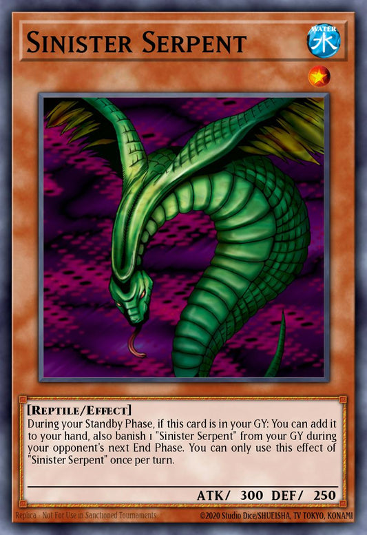 (027) YuGiOh TCG PGL2: Premium Gold 2 Single: Sinister Serpent  Gold Rare