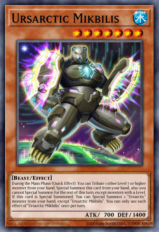 (029) YuGiOh TCG ANGU: Ancient Guardians Single: Ursarctic Mikbilis  Super Rare