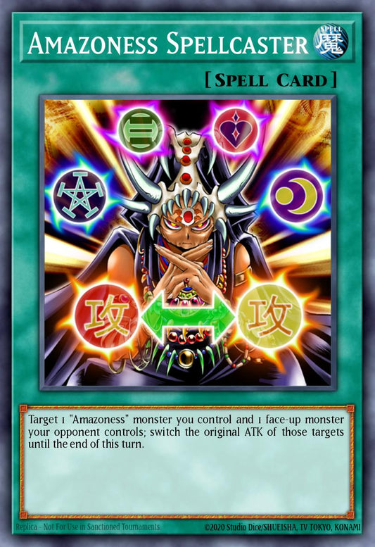 (084) YuGiOh TCG MFC: Magician's Force Single: Amazoness Spellcaster  Common
