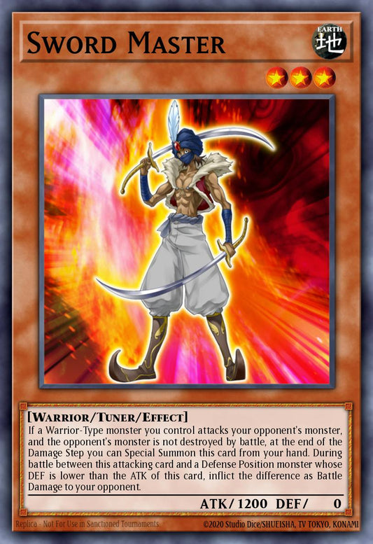 (011) YuGiOh TCG ABPF: Absolute Powerforce Single: Sword Master  Common