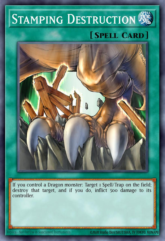(161) YuGiOh TCG DB2: Dark Beginning 2 Single: Stamping Destruction  Common