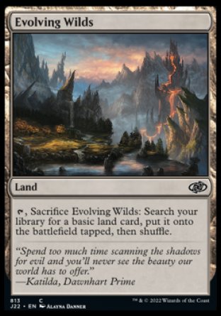 (813) Magic The Gathering Jumpstart 2022 Single: Evolving Wilds  Common