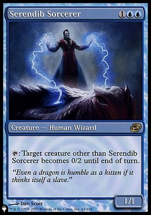 (061) Magic The Gathering The List Single: Serendib Sorcerer  Rare