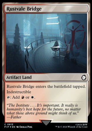 (813) Magic The Gathering Universes Beyond: Fallout: Extras Single: Rustvale Bridge  Common