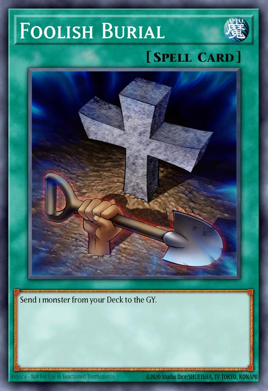 (051) YuGiOh TCG PGL2: Premium Gold 2 Single: Foolish Burial  Gold Rare