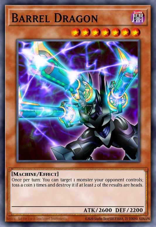 (072) YuGiOh TCG DB2: Dark Beginning 2 Single: Barrel Dragon  Ultra Rare