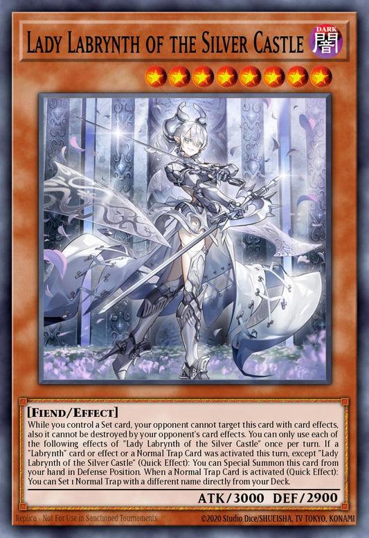 (042) YuGiOh TCG RA04: Quarter Century Stampede Single: Lady Labrynth of the Silver Castle  Quarter Century Secret Rare
