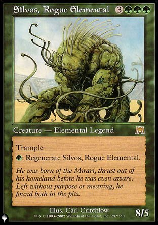 (282) Magic The Gathering The List Single: Silvos, Rogue Elemental  Rare