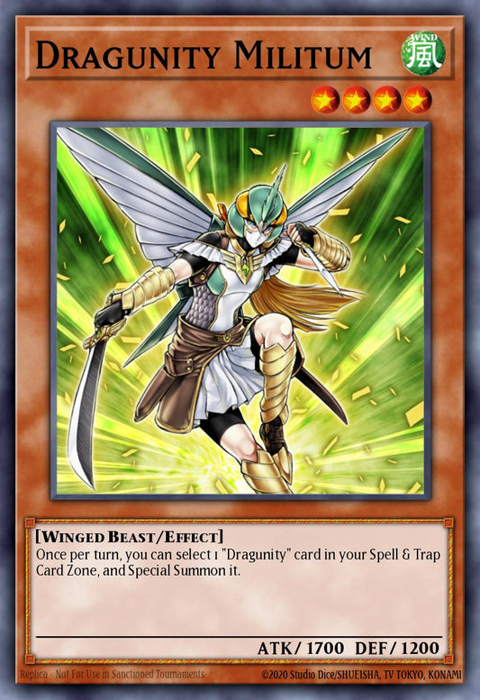 (154) YuGiOh TCG HAC1: Hidden Arsenal: Chapter 1 Single: Dragunity Militum (V.1 - Common)  Common